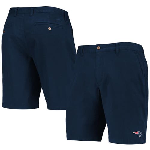 Men's Tommy Bahama Navy New England Patriots Boracay Tri-Blend Shorts