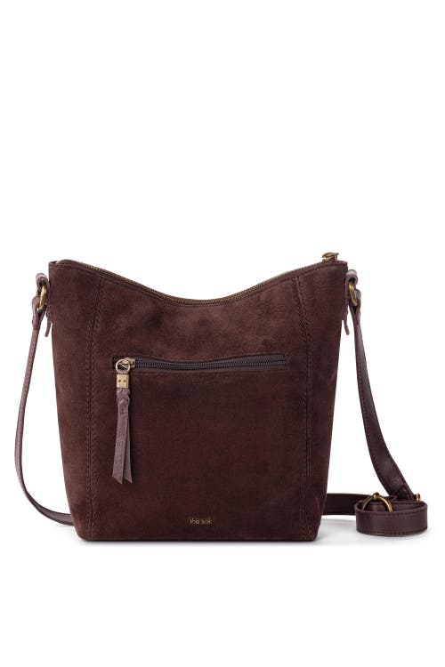 Shop The Sak Ashland Leather Crossbody In Mahogany Suede