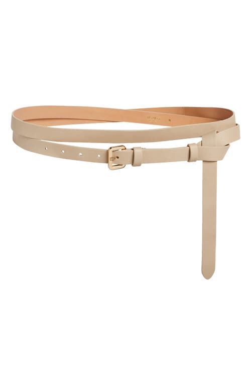 Monogram Leather Belt in Brown - Max Mara