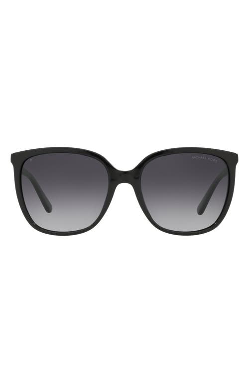 Michael Kors 57mm Gradient Cat Eye Sunglasses in Black at Nordstrom