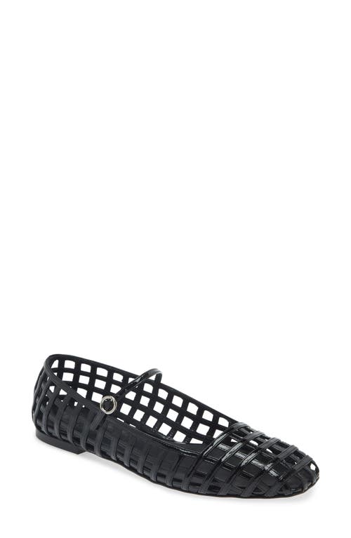 Shop Aeyde Uma Caged Mary Jane Ballet Flat In Black