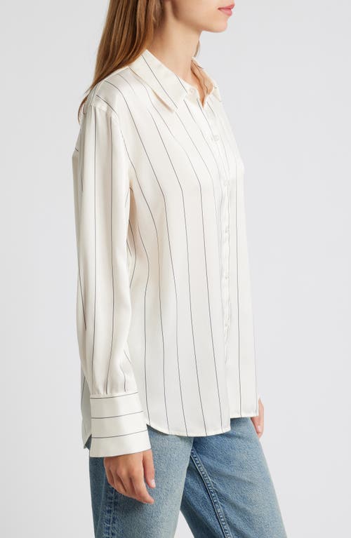 Shop Rails Saige Stripe Button-up Shirt In Brixton Stripe