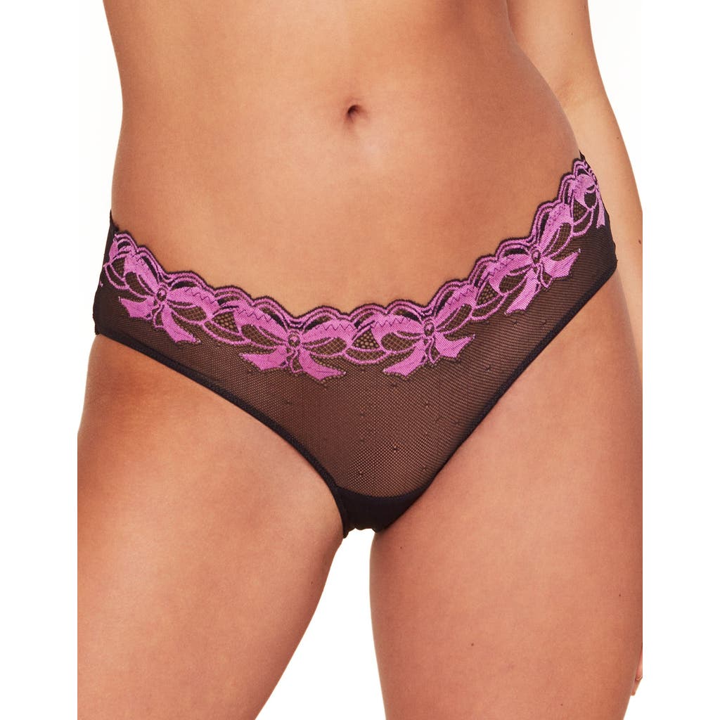 Shop Adore Me Audrina Thong Panties In Black