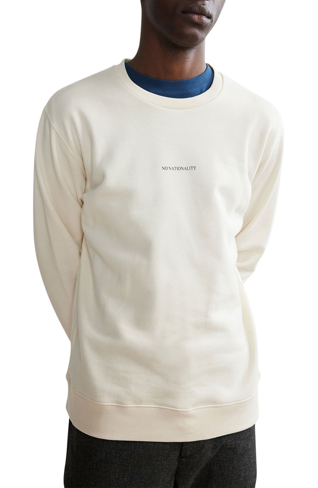 white crewneck sweatshirts