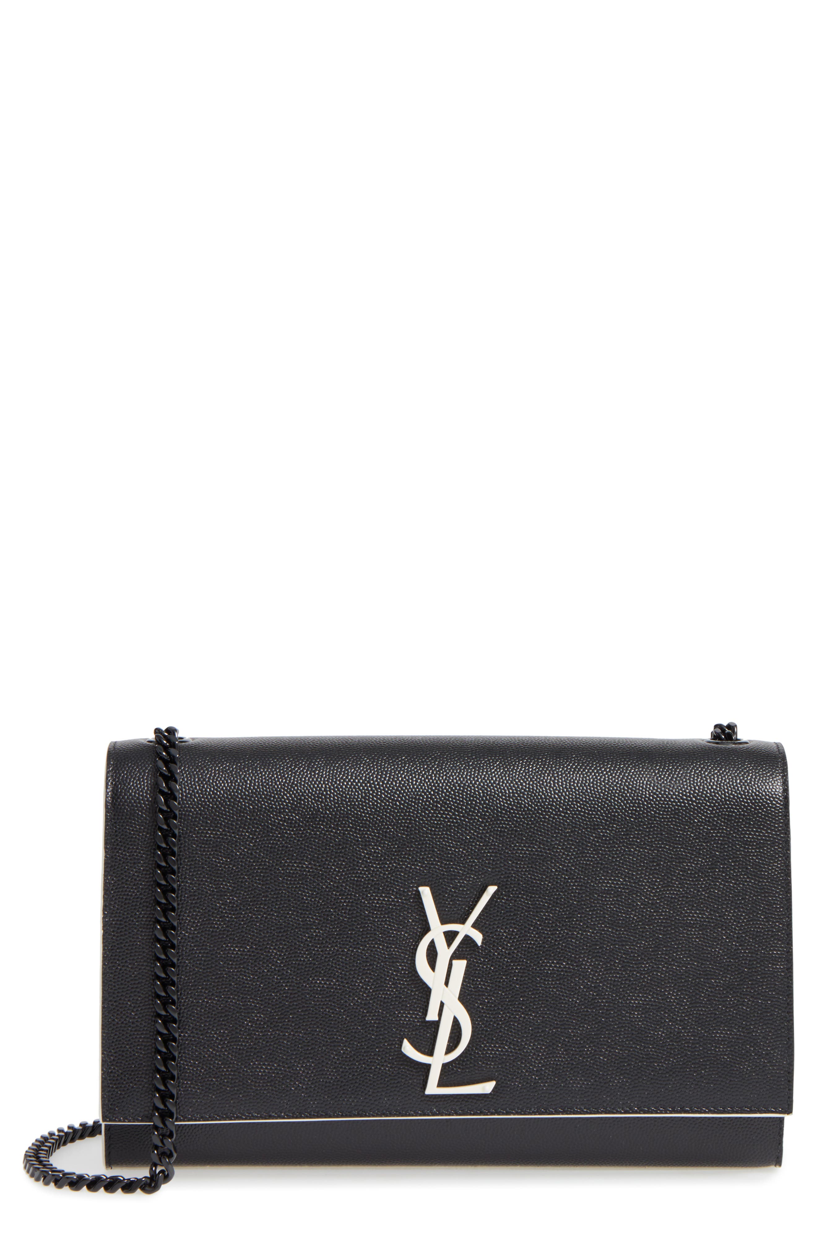 Saint Laurent Medium Kate Grainy Leather Shoulder Bag Nordstrom