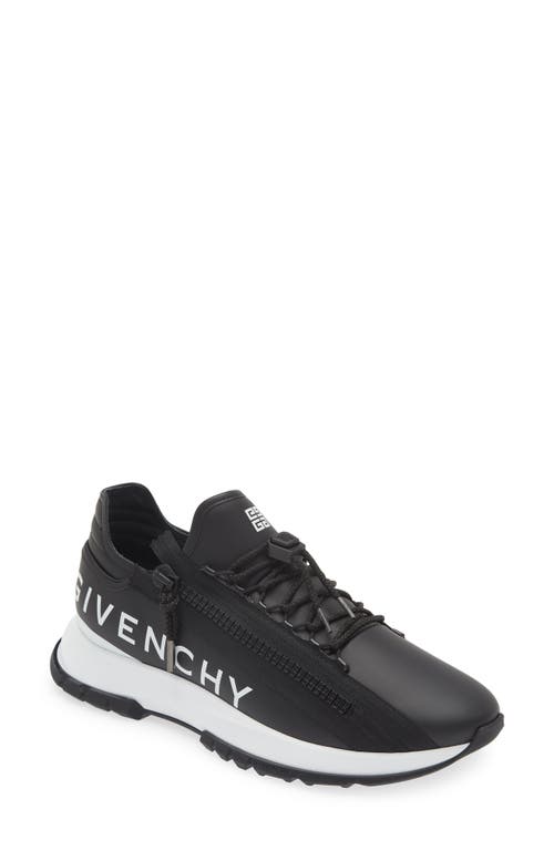 Shop Givenchy Spectre Zip Sneaker In Black/white