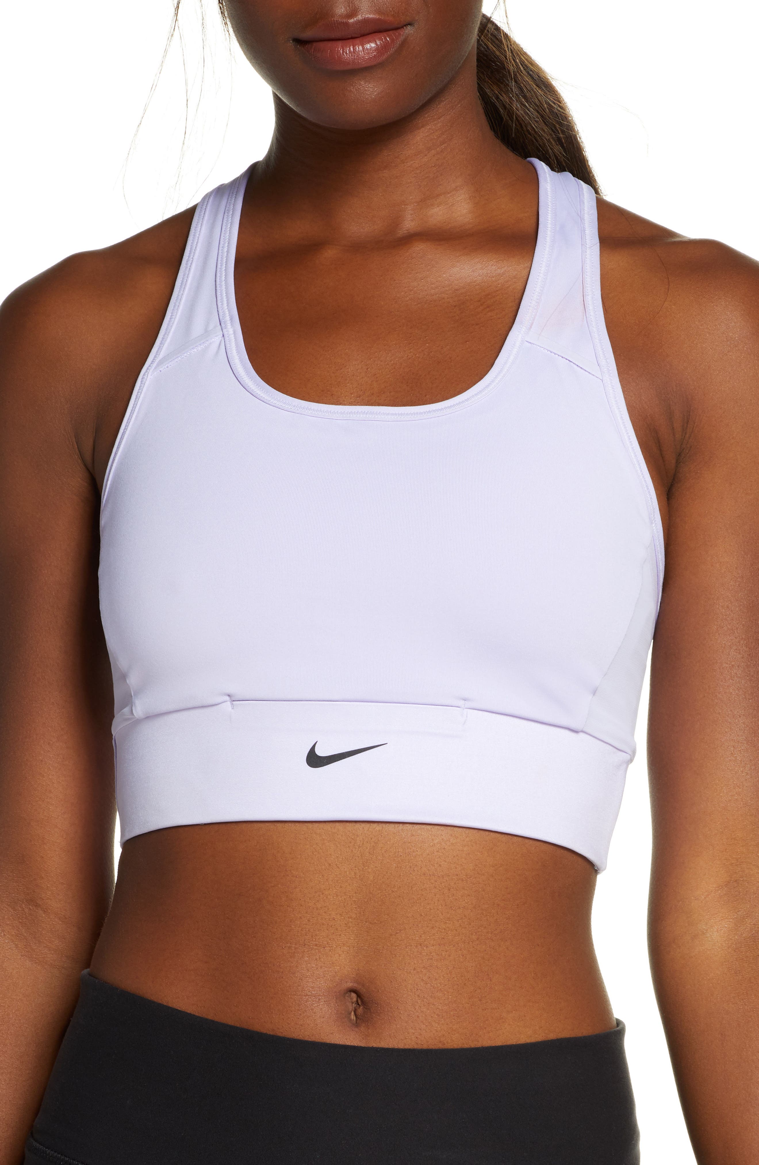 nike swoosh pocket bra