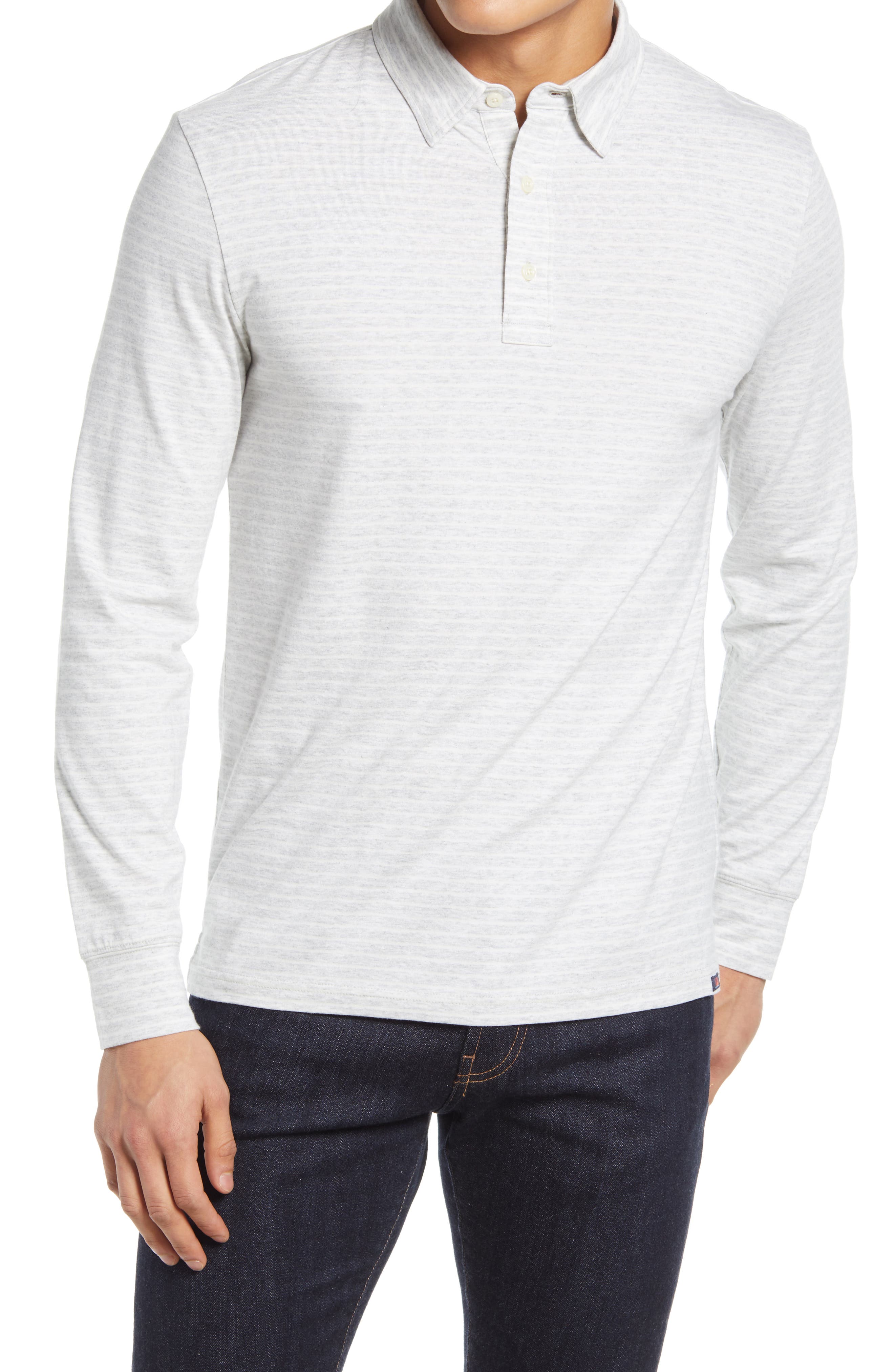 faherty long sleeve polo