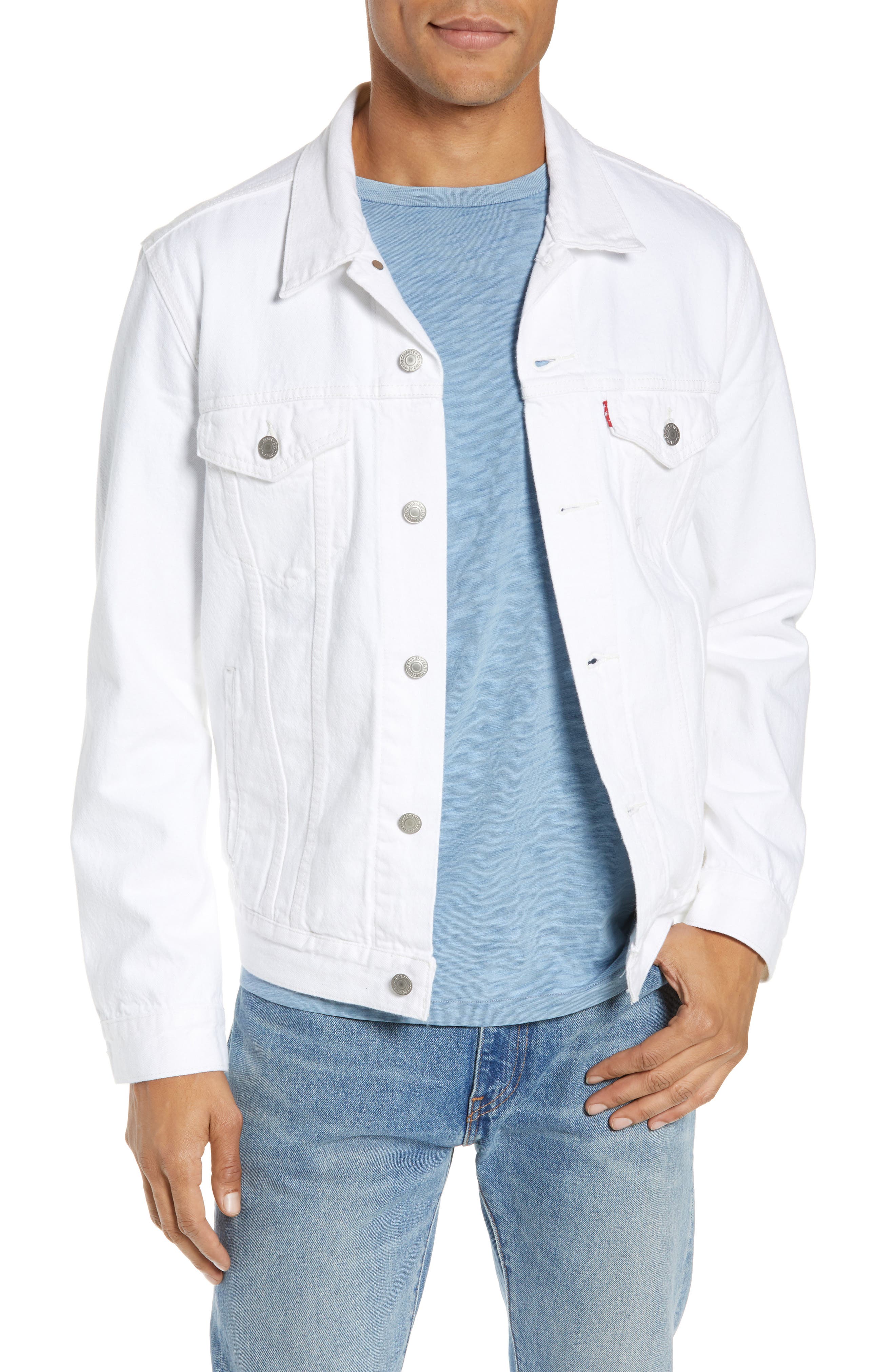Levi's® Denim Trucker Jacket (White Out 