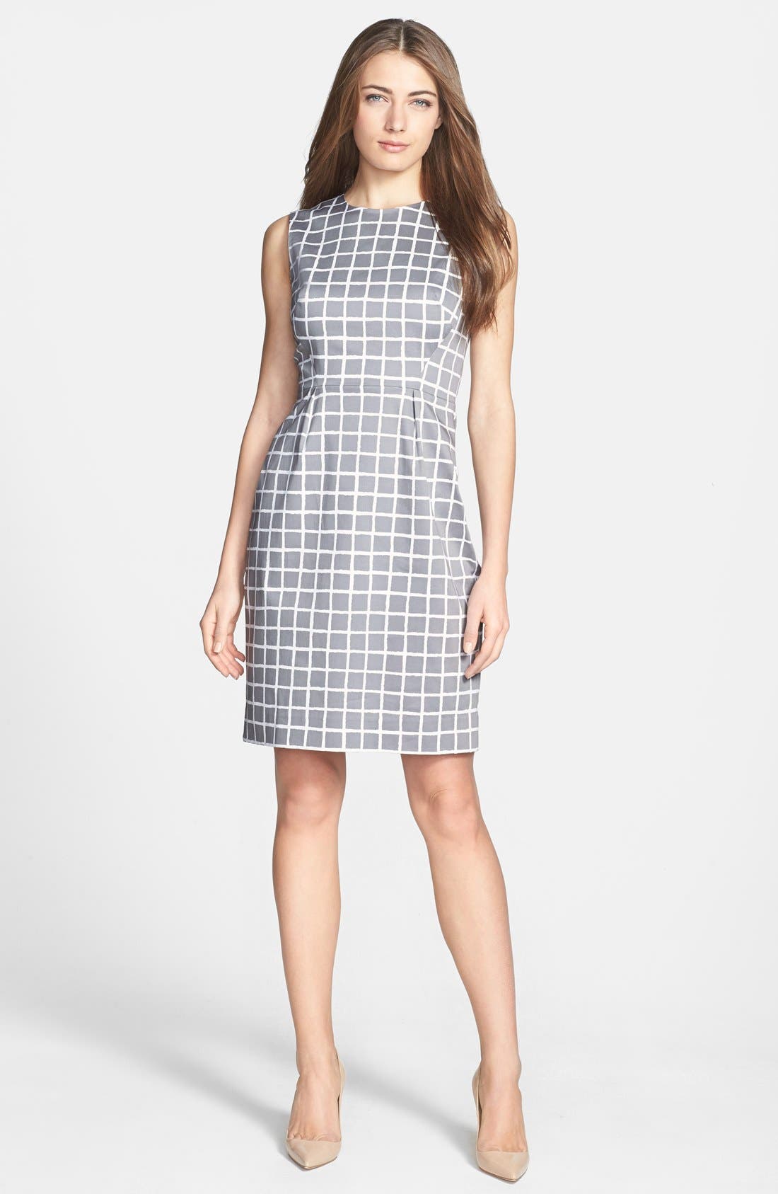 kate spade new york 'abbey' stretch cotton sheath dress Nordstrom