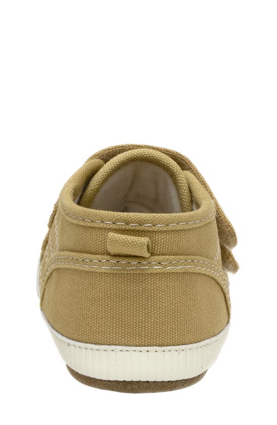 Shop Robeez First Kicks Joey Crib Shoe In Medium Beige