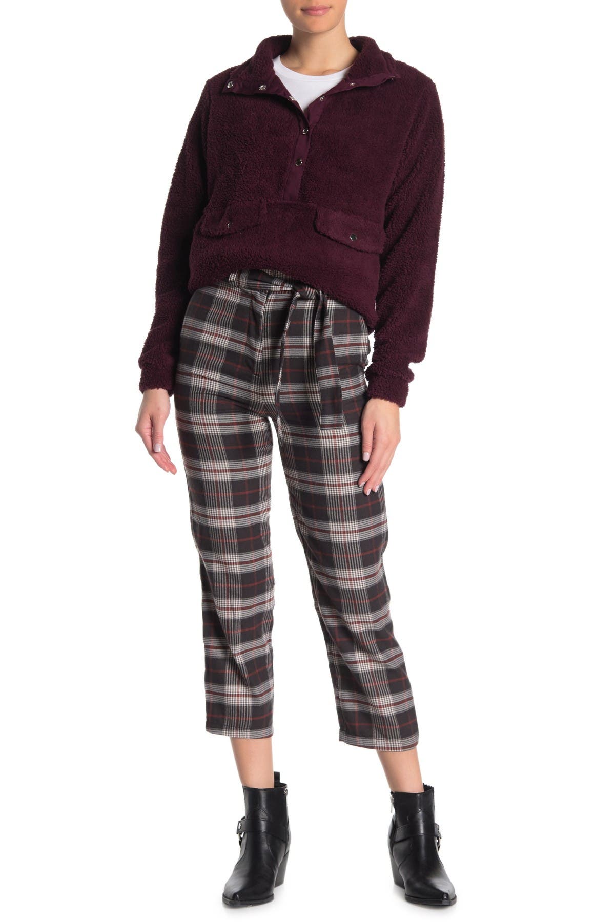 nordstrom rack plaid pants