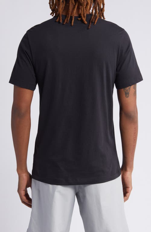 Shop Nike Sportswear Club Crew Neck T-shirt In Black/white