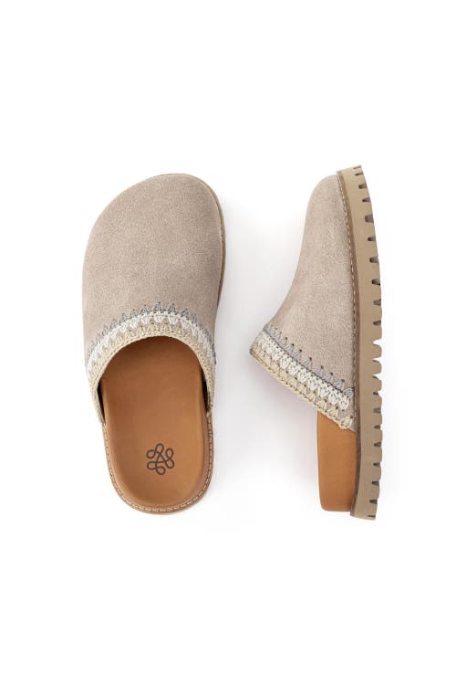 The Sak Bolinas Lug Sole Clog In Sand Seminyak