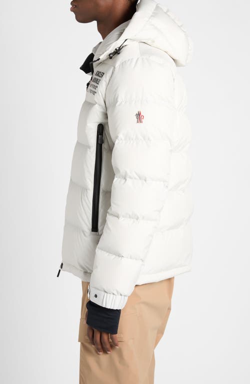 Shop Moncler Grenoble Isorno Down Puffer Jacket In Talco