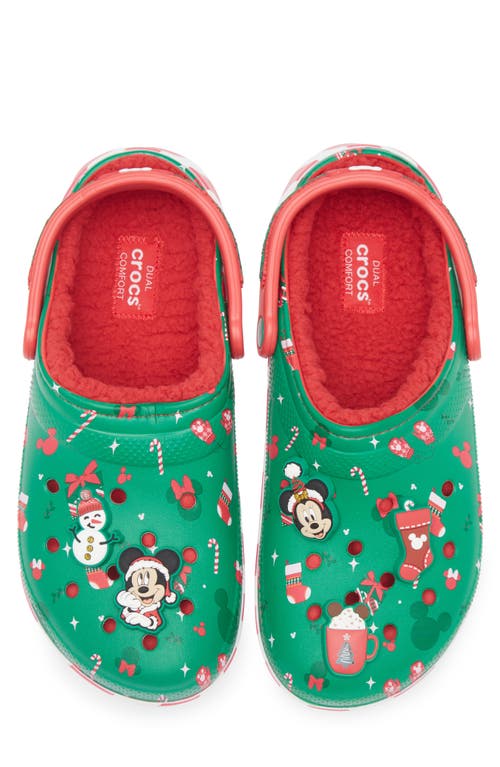 Crocs X Disney Mickey Christmas Lined Clog