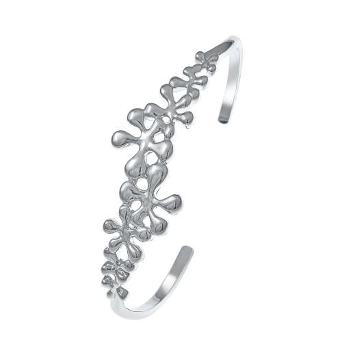Lucy Quartermaine Women's Sterling Silver Splash Cuff Bangle In Sterling Silver