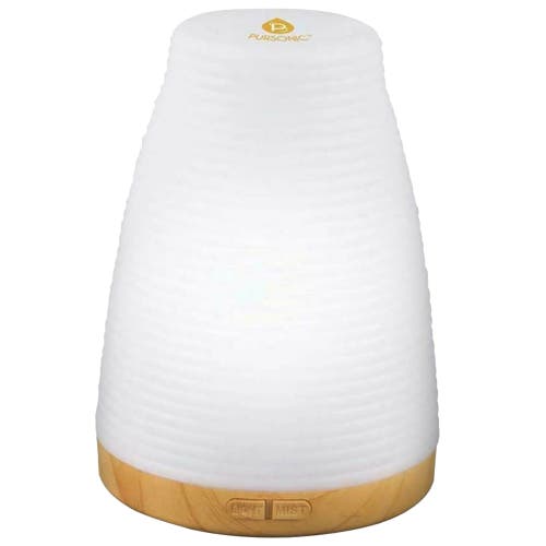 Shop Pursonic 2-in-1 Usb Essential Oil Aroma Diffuser In Brown Color