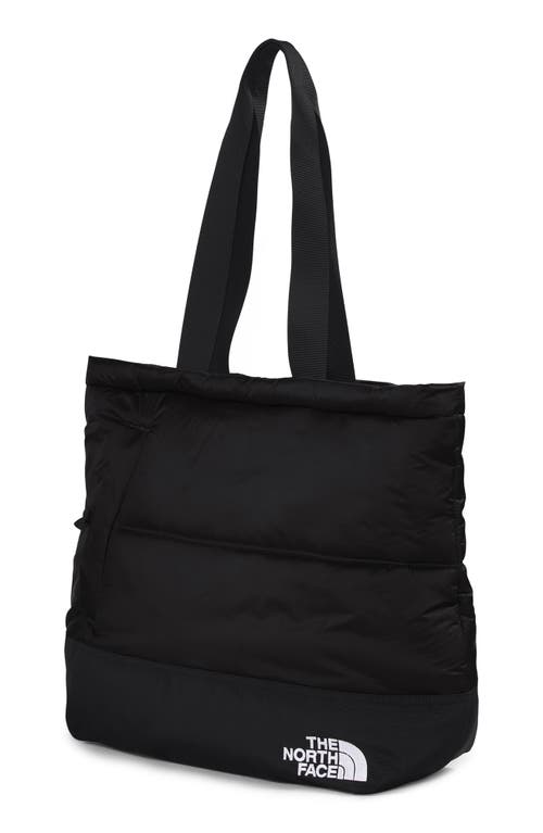 Shop The North Face Nuptse Insulated Tote In Tnf Black