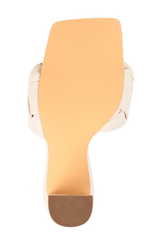 Journee Collection Maysie Square-toe Pump In Off White