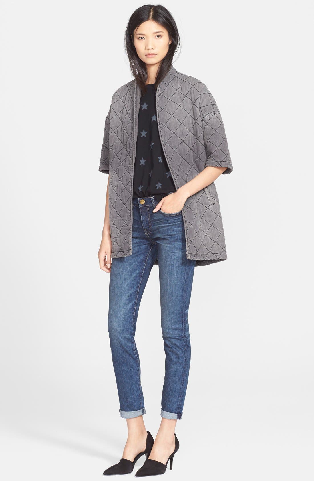 Current/Elliott Quilted Car Coat Nordstrom