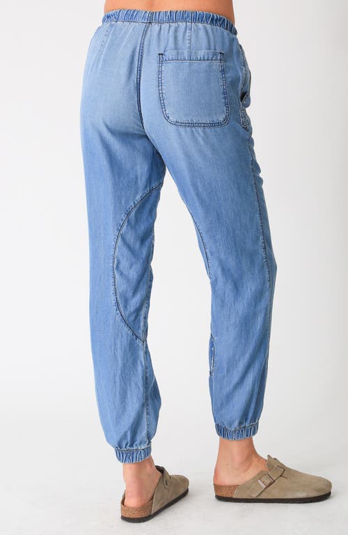 Shop Electric & Rose Super Loved Tie Waist Pants In Medium Denim Blue