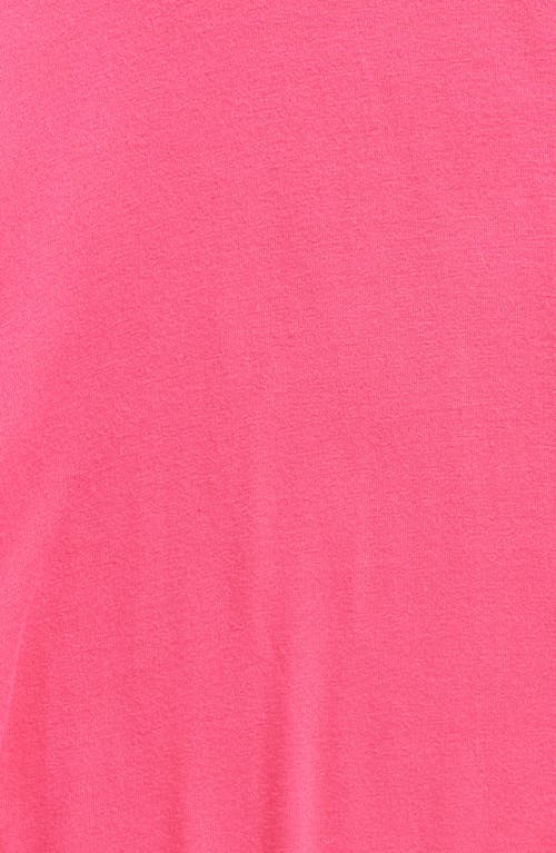 Shop Freshman Kids' Ruched Long Sleeve T-shirt In Pink Yarrow