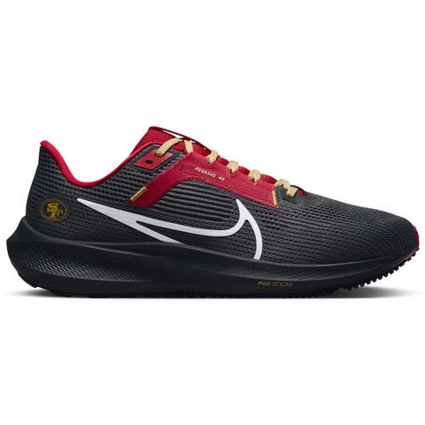 Unisex Nike Black San Francisco 49ers Zoom Pegasus 38 Running Shoe