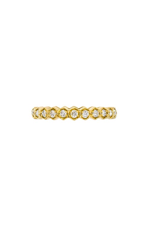 Regency Diamond Band Ring in Yellow Gold