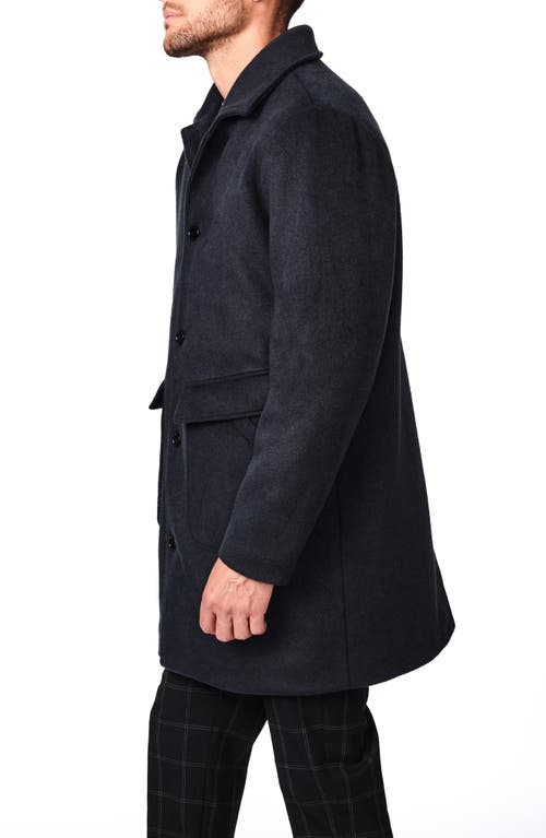 Shop Bernardo Water Resistant Longline Coat In Black