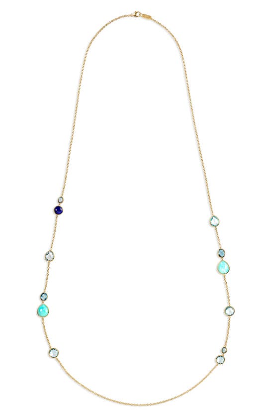 Shop Ippolita 18k Gold Rock Candy Mixed Stone Long Necklace