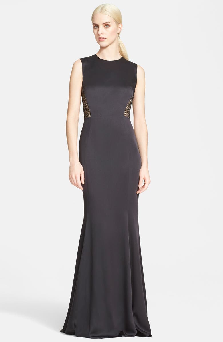 Jason Wu Charmeuse & Corded Lace Gown | Nordstrom