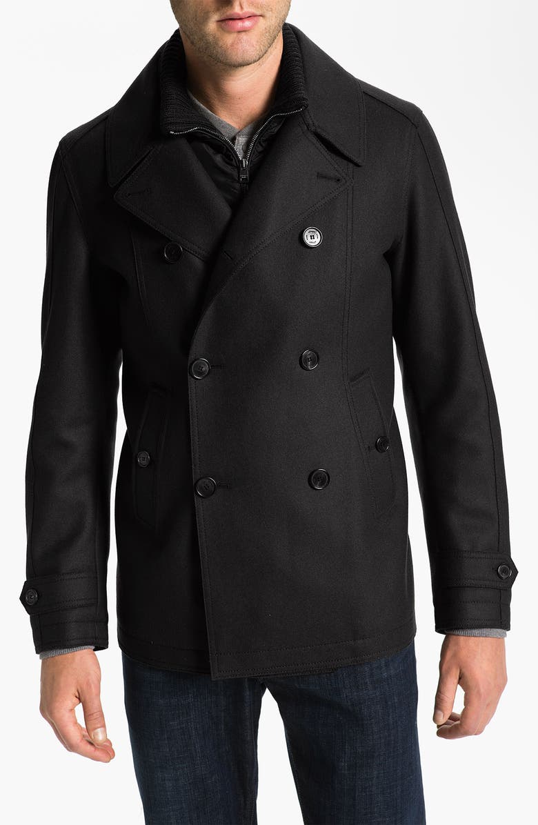 Allegri Wool & Cashmere Blend Caban Coat | Nordstrom