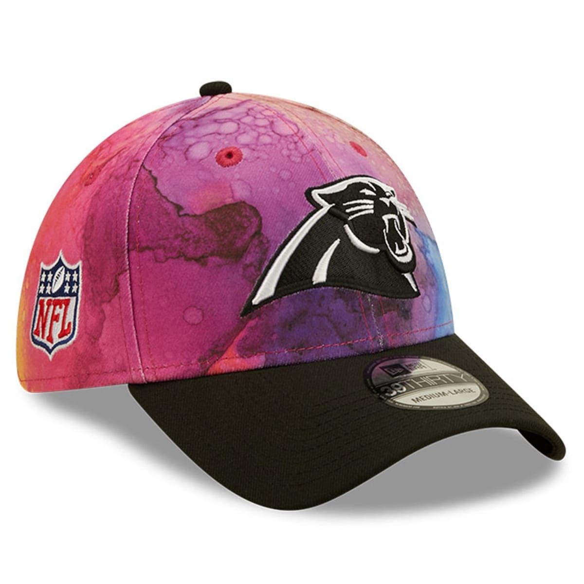 pink carolina panthers hat