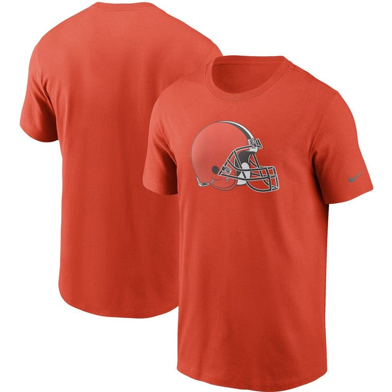 Nike Orange Cleveland Browns Primary Logo T-shirt