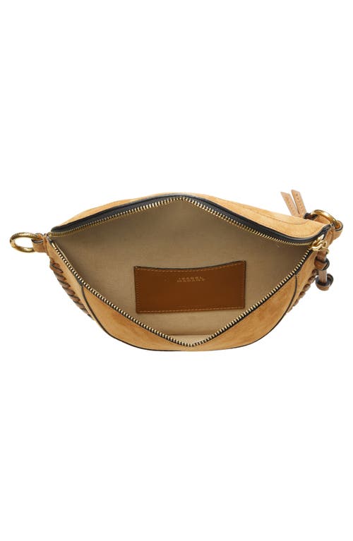 Isabel Marant Skano Suede Crossbody Bag In Cognac