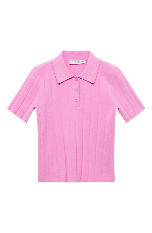 Mango Polo In Pink