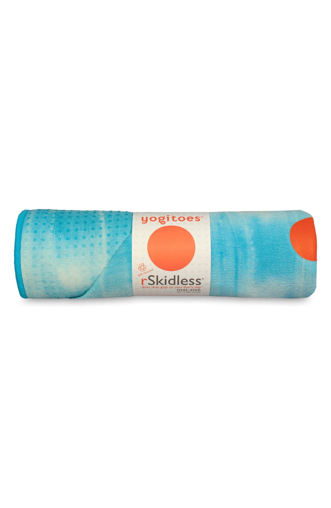 Yogitoes 'Om Taffy' Skidless Yoga Mat Towel Nordstrom