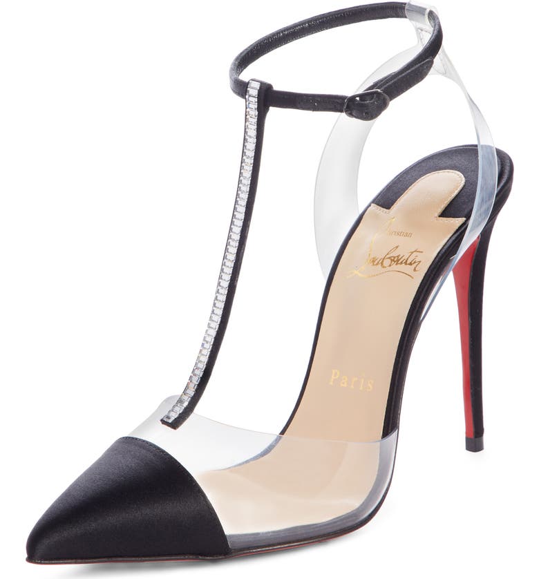 Christian Louboutin Nosy Jewel Embellished T-Strap Pump (Women) | Nordstrom