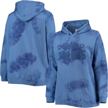 PROFILE Women's Royal Chicago Cubs Plus Size Cloud Pullover Hoodie