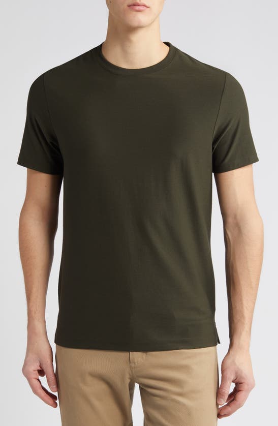 Shop Robert Barakett Hickman Solid T-shirt In Olive