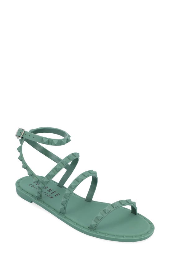 Journee Collection Saphira Sandal In Green