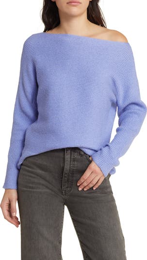 Treasure and bond discount off the shoulder sweater