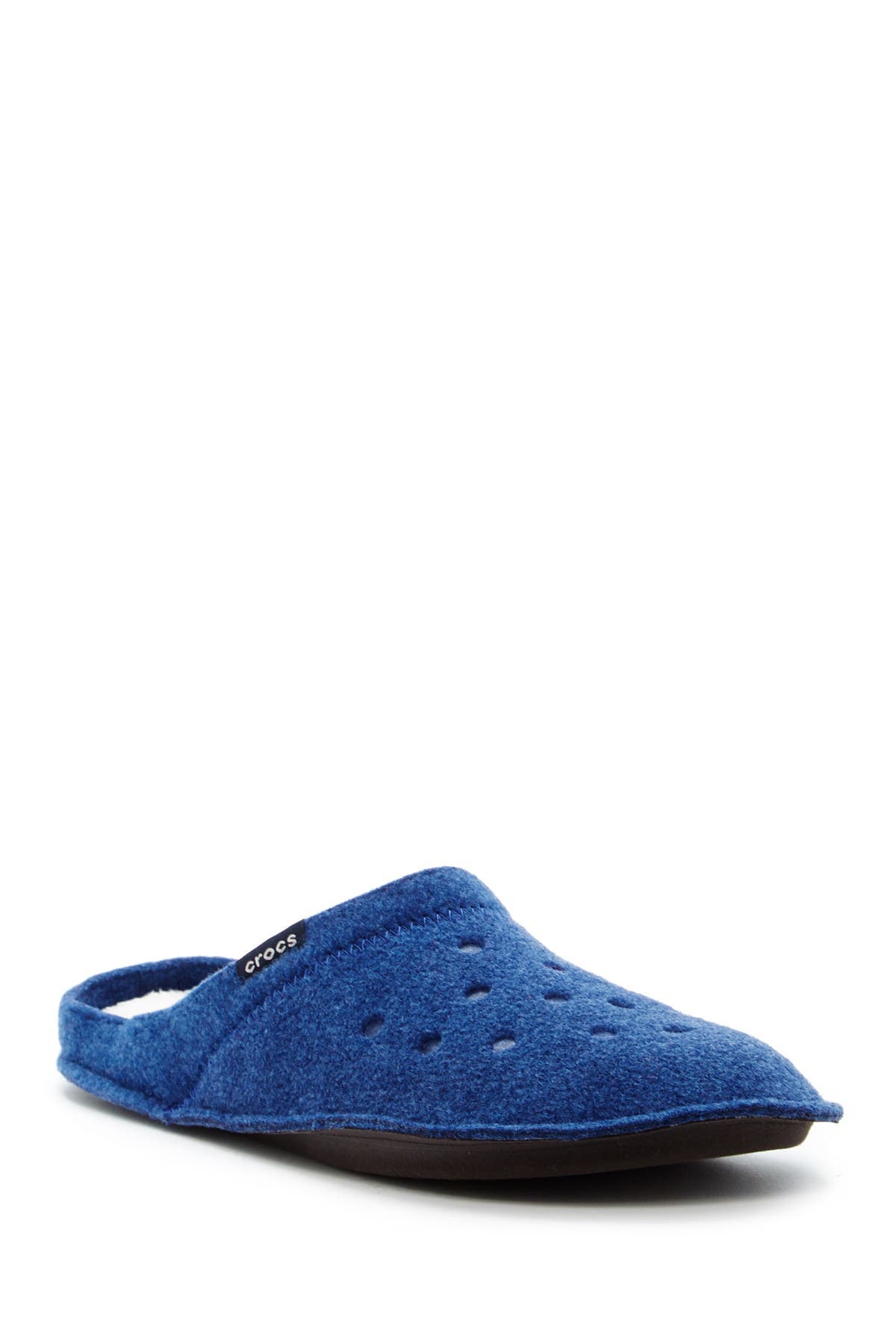 crocs faux fur slipper