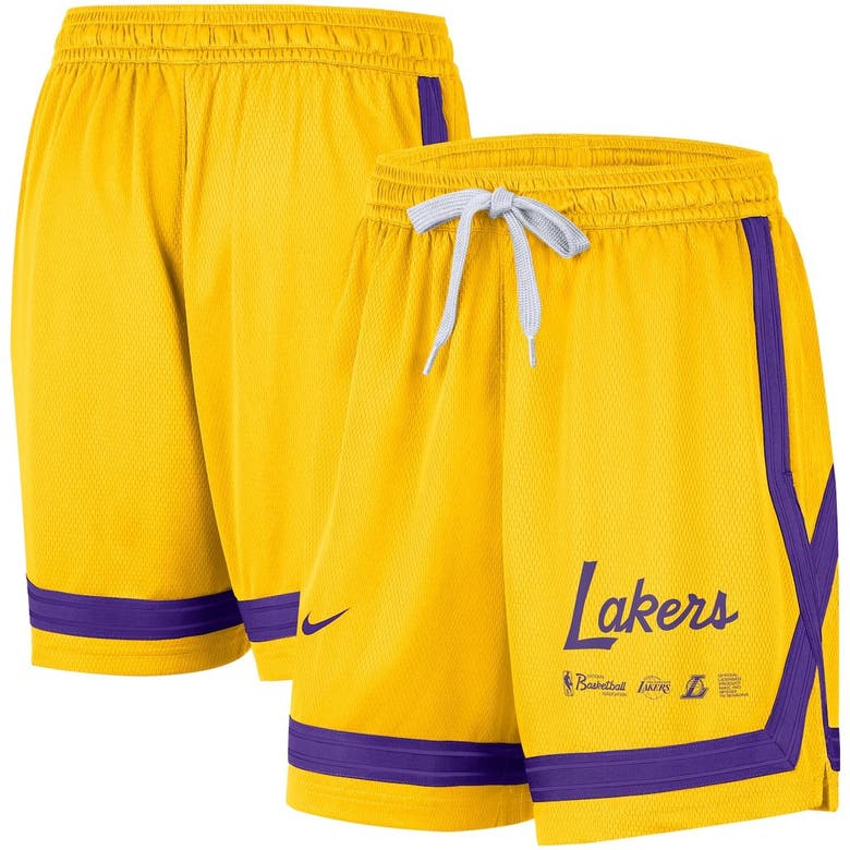 Nike Gold Los Angeles Lakers Crossover Performance Shorts | ModeSens