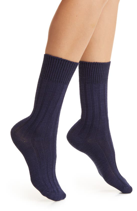 Nordstrom Favorite Boot Socks In Navy Peacoat