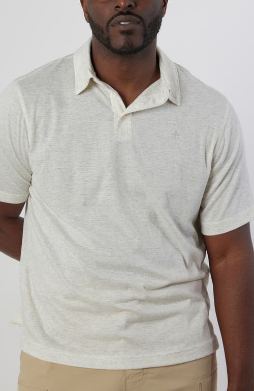 Dockside Solid Performance Polo in White