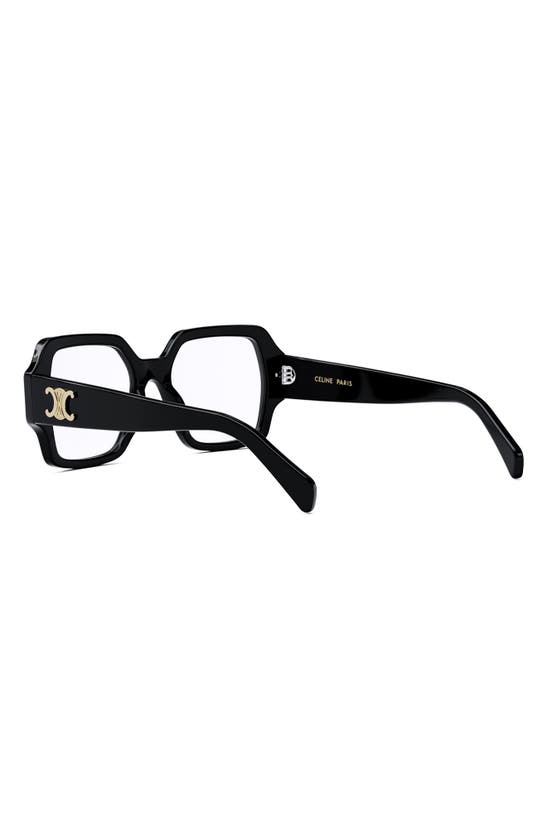 CELINE CELINE TRIOMPHE 52MM SQUARE READING GLASSES