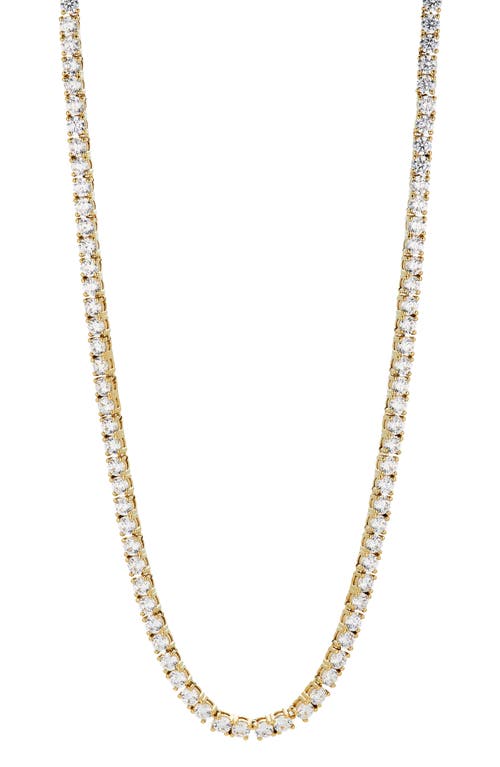 Nadri Cubic Zirconia Tennis Necklace in Gold at Nordstrom