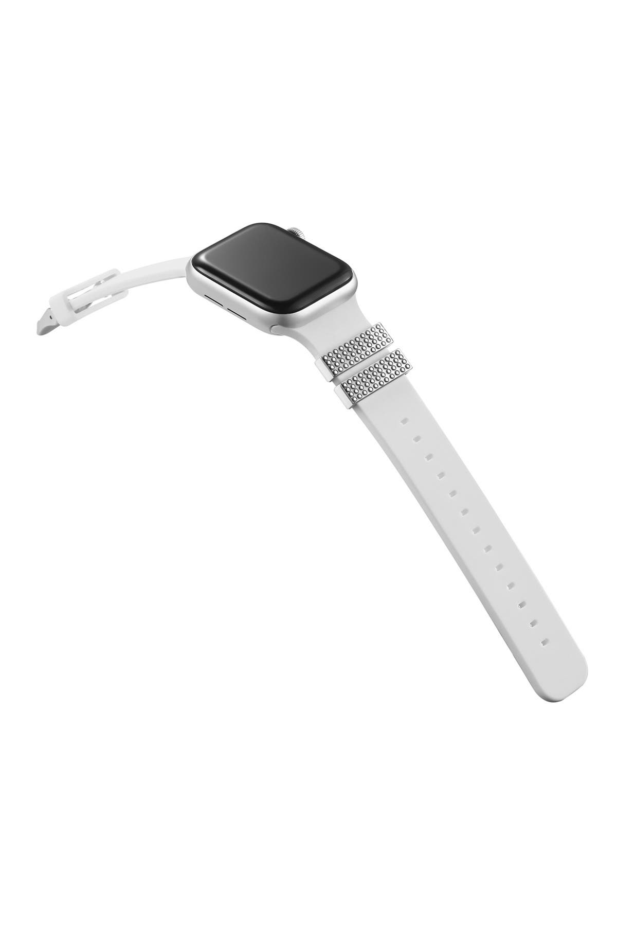 Posh Tech Silver Apple Watch Band Charm Set Of 2 Nordstrom Rack